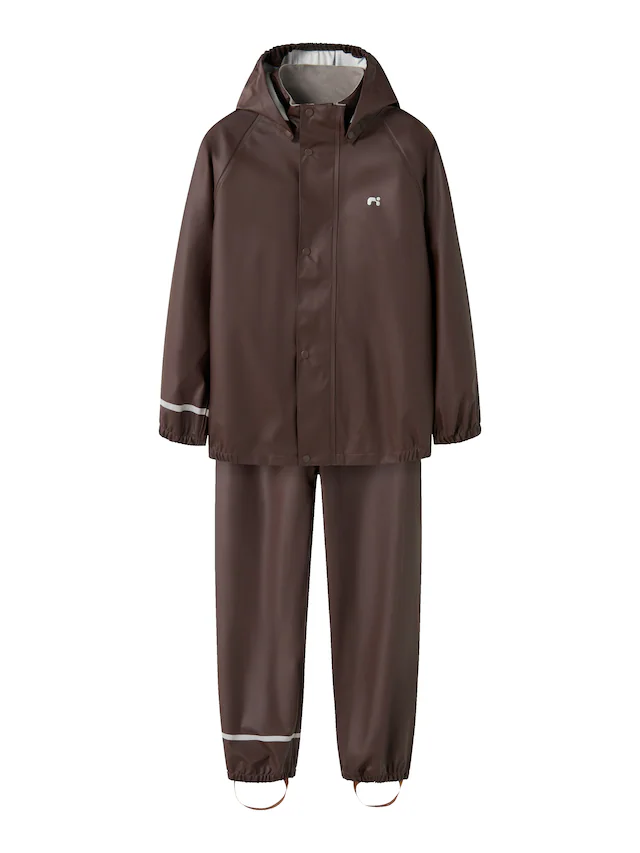 Name It Regenmantel »NKNDRY10 Regenjacke und Hose im Set« Set, 2 Stk. Keine Latzhose! Unifarben, casual, regular fit, Kunstfaser, Web