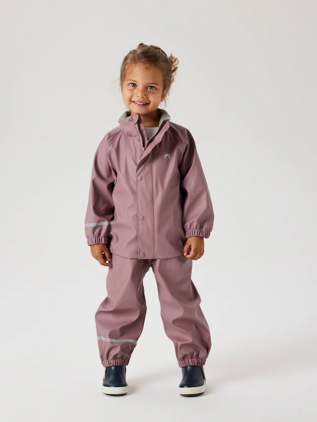 Name It Regenmantel »NKNDRY10 Regenjacke und Hose im Set« Set, 2 Stk. Keine Latzhose! Unifarben, casual, regular fit, Kunstfaser, Web