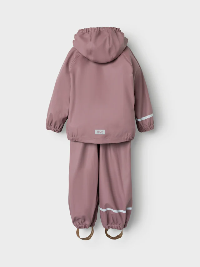 Name It Regenmantel »NKNDRY10 Regenjacke und Hose im Set« Set, 2 Stk. Keine Latzhose! Unifarben, casual, regular fit, Kunstfaser, Web