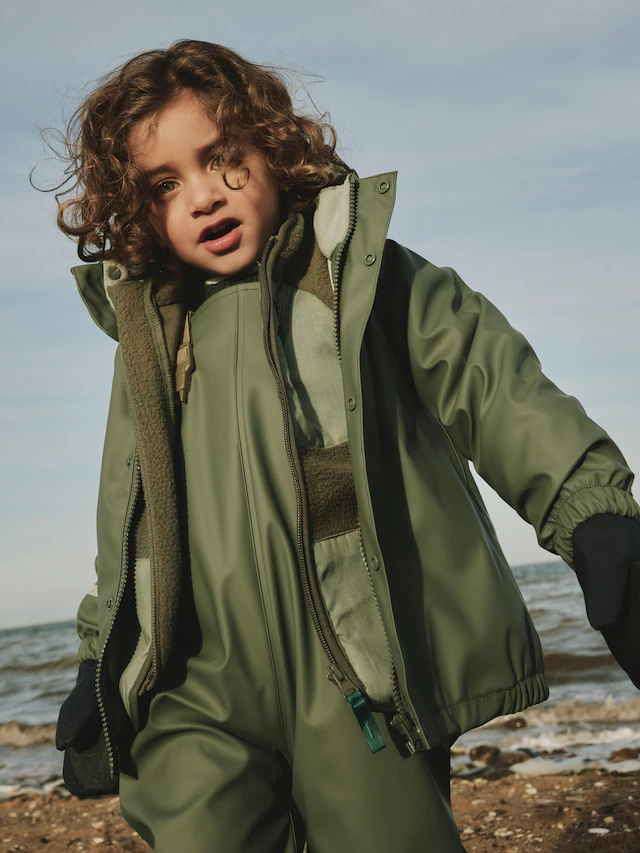 Name It Regenmantel »NKNDRY10 Regenjacke und Hose im Set« Set, 2 Stk. Keine Latzhose! Unifarben, casual, regular fit, Kunstfaser, Web