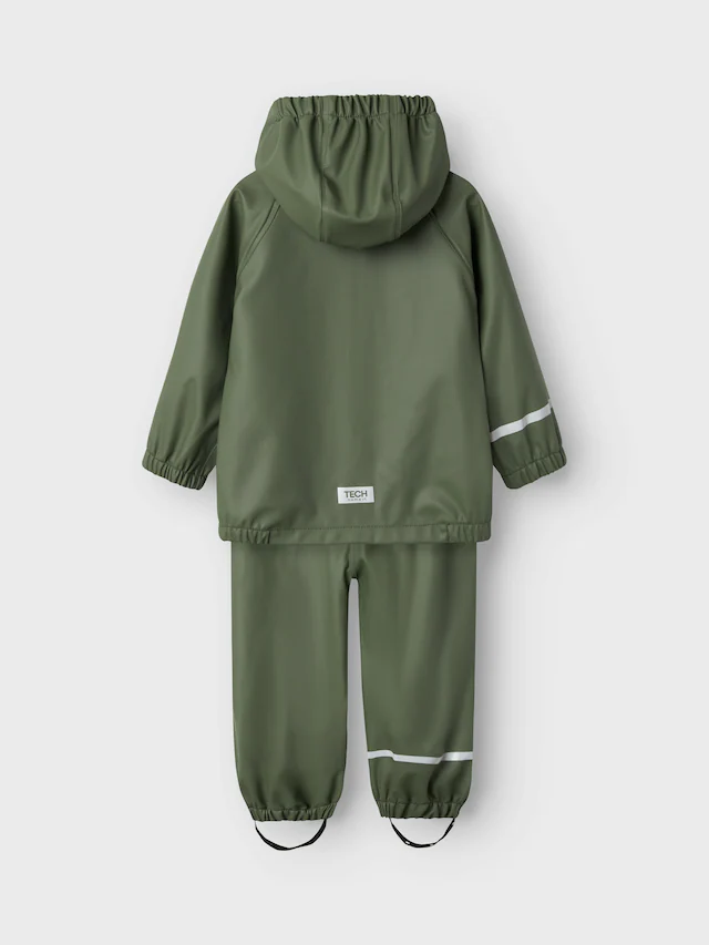 Name It Regenmantel »NKNDRY10 Regenjacke und Hose im Set« Set, 2 Stk. Keine Latzhose! Unifarben, casual, regular fit, Kunstfaser, Web