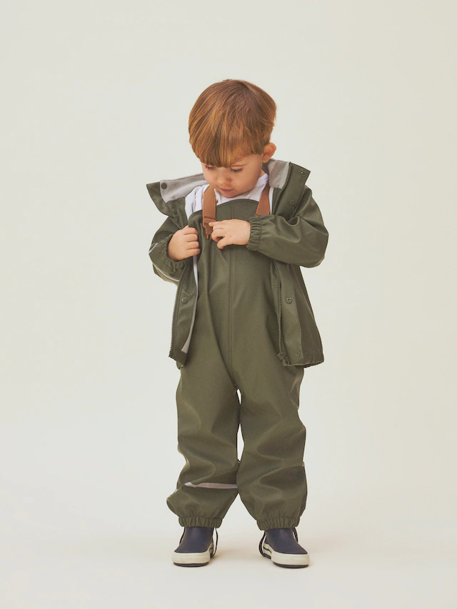Name It Regenmantel »NKNDRY10 Regenjacke und Hose im Set« Set, 2 Stk. Keine Latzhose! Unifarben, casual, regular fit, Kunstfaser, Web