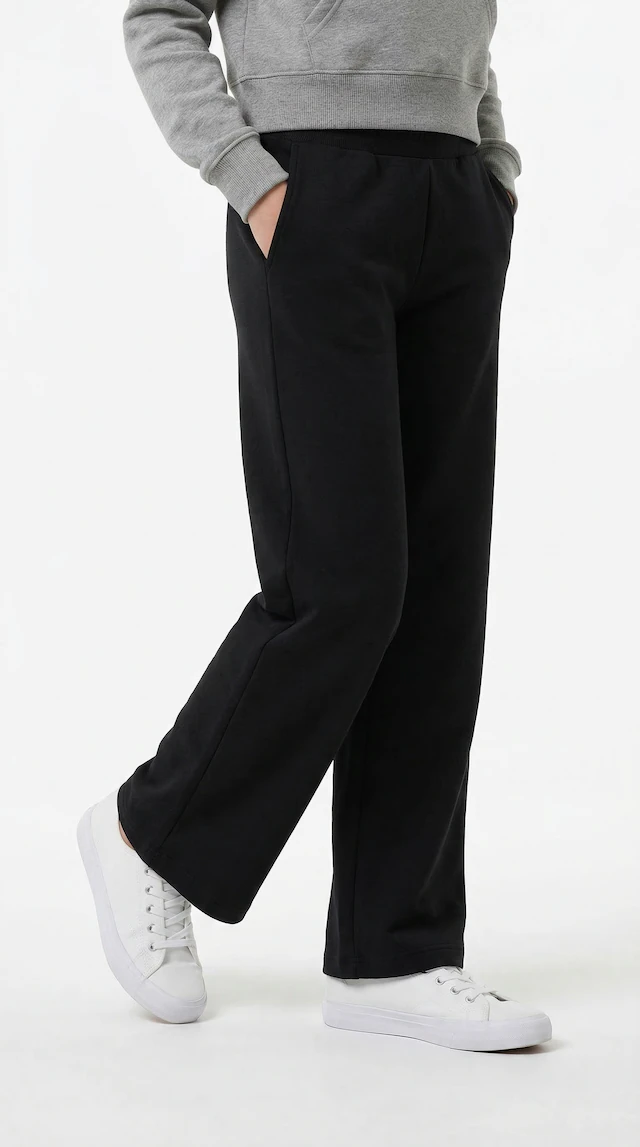 Name It Sweathose »NKFMILLE für Mädchen mit geradem Bein und elastischem Bund« regular fit, Sweatware, elastischer Bund