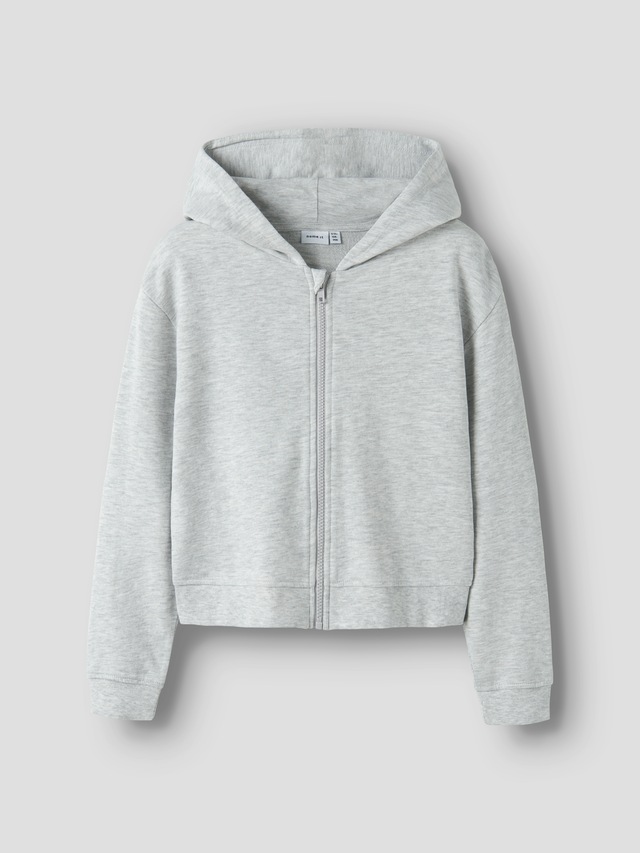 Name It Kapuzensweatjacke »NKFMILLE SHORT NREG SWE CARD WH UNB NOOS«