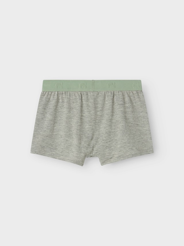 Name It Trunk »NKMBOXER für Jungen mit Logoschriftzug und weichem Bund« Packung, 5 Stk. eng, Jersey, aquamarine, angesetztes Bündchen