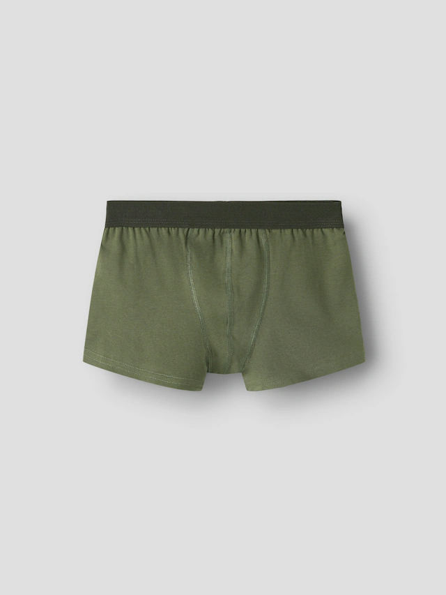 Name It Trunk »NKMBOXER für Jungen mit Logoschriftzug und weichem Bund« Packung, 5 Stk. eng, Jersey, aquamarine, angesetztes Bündchen