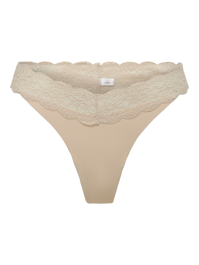 ONLY Tanga »ONLCHLOE LACE S.S THONG 3-PACK ACC« Packung, 3 Stk.
