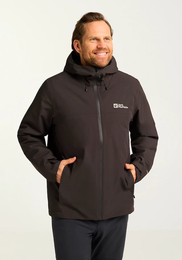Jack Wolfskin Outdoorjacke »WISPER INS JKT M« mit Kapuze