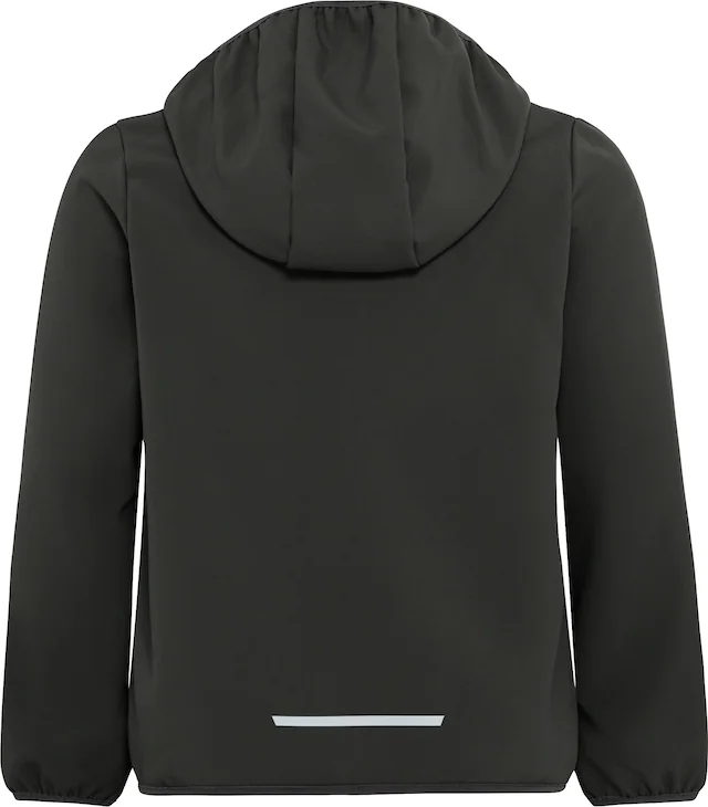 Jack Wolfskin Softshelljacke »FOURWINDS JACKET KIDS« mit Kapuze für Kinder, mit fest verbundener Kapuze, winddicht, gefüttert