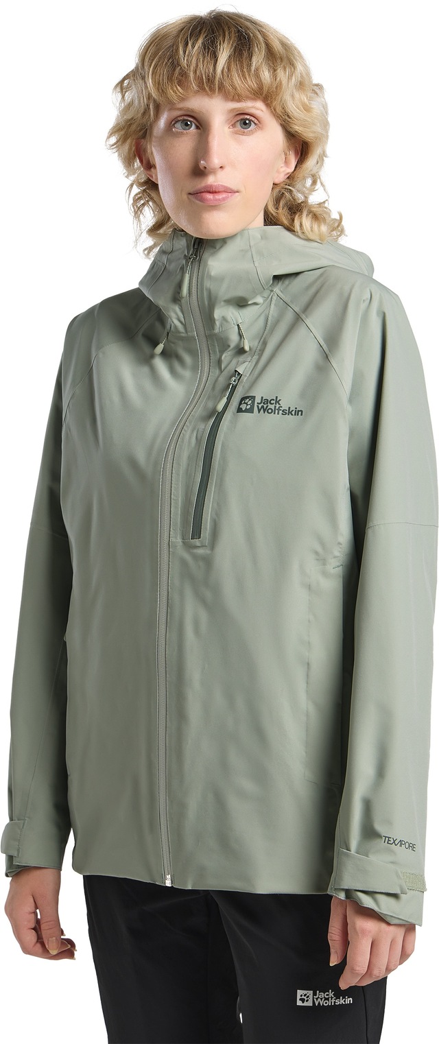 Jack Wolfskin Funktionsjacke »EAGLE PEAK 2L JKT W« mit Kapuze mit TEXAPORE ECOSPHERE PRO STRETCH, wasserdicht, winddicht