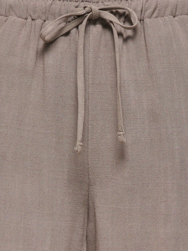 ONLY Shorts »ONLSIESTA MW PULL-UP LIN BL SHORTS NOOS« loose fit, Jersey, Viskosemischung, elastischer Bund, unifarben