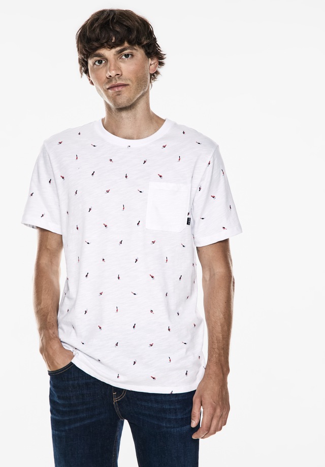 STREET ONE MEN T-Shirt aus reiner Baumwolle