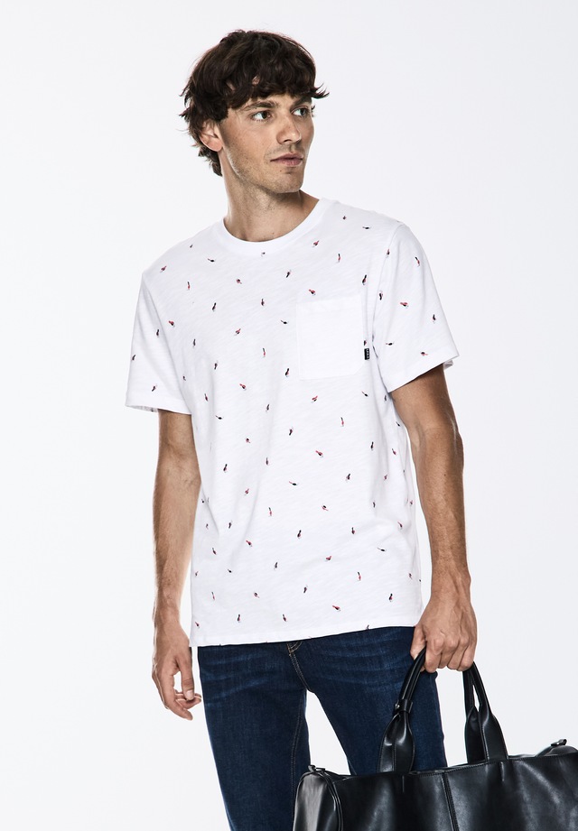 STREET ONE MEN T-Shirt aus reiner Baumwolle