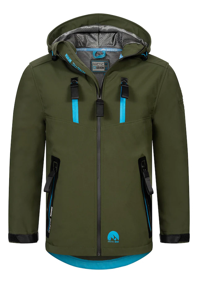 Arctic Seven Softshelljacke »ASLasaro« mit Fleecestoff innen
