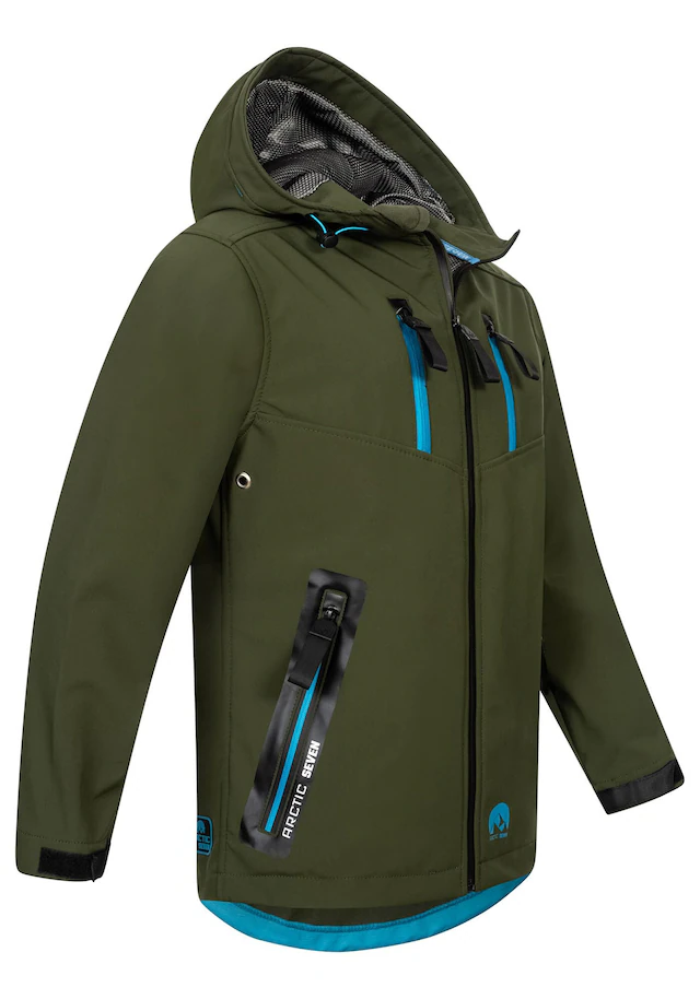 Arctic Seven Softshelljacke »ASLasaro« mit Fleecestoff innen