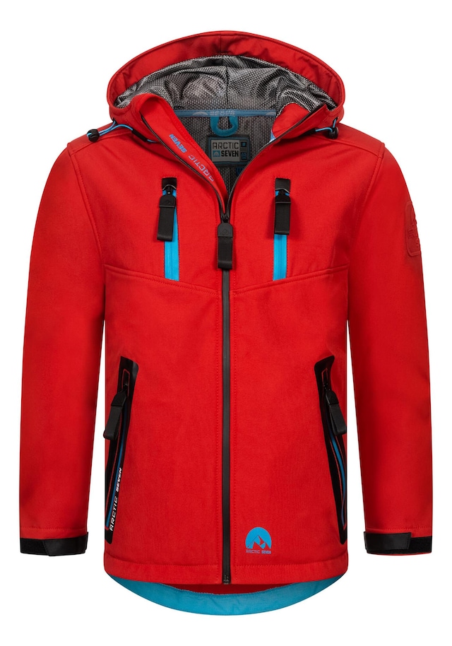 Arctic Seven Softshelljacke »ASLasaro« mit Fleecestoff innen