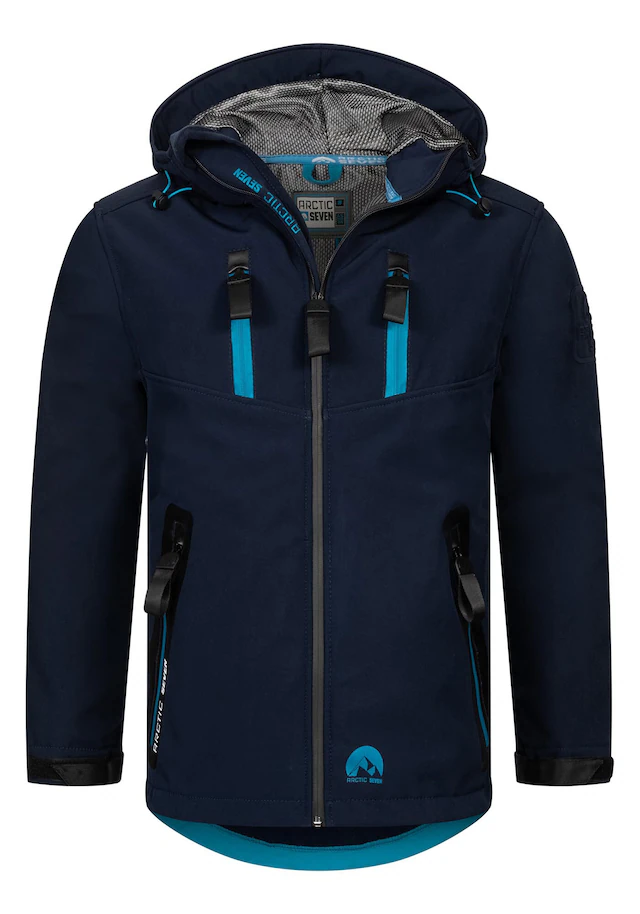 Arctic Seven Softshelljacke »ASLasaro« mit Fleecestoff innen
