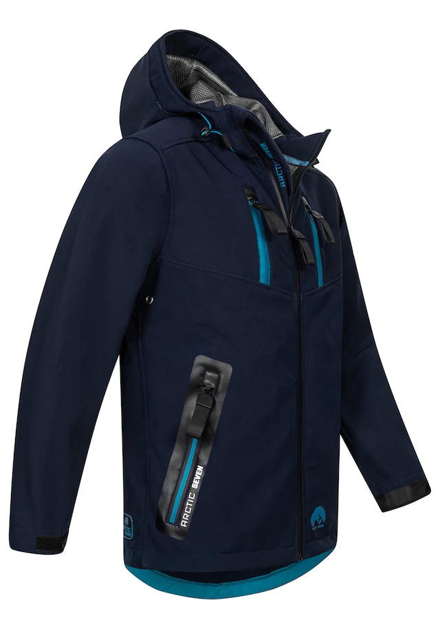 Arctic Seven Softshelljacke »ASLasaro« mit Fleecestoff innen