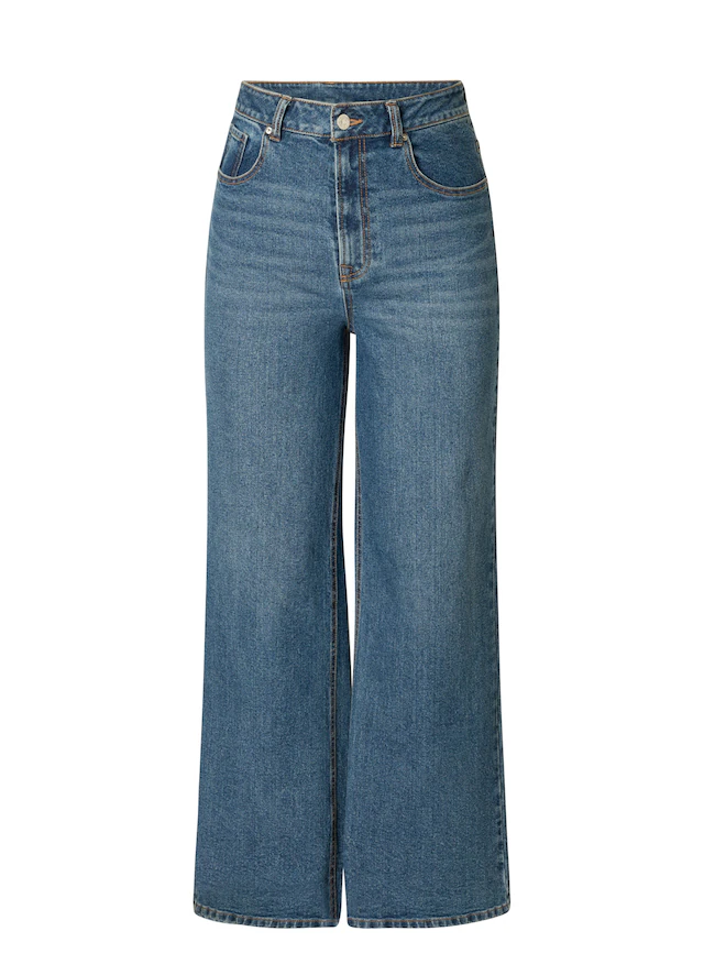 Base Level Weite Jeans »Amy« mit Waschung