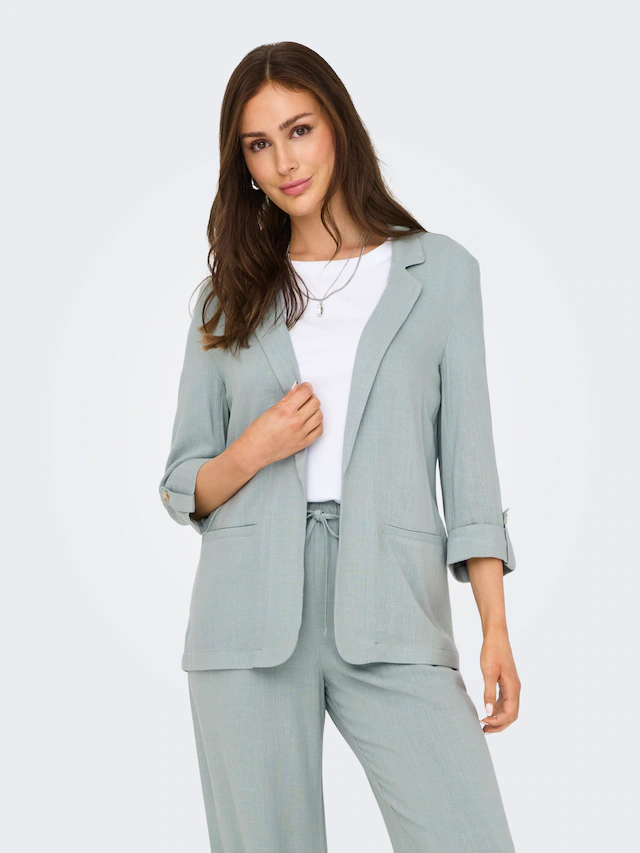 ONLY Longblazer »ONLSIESTA 3/4 OPEN LIN BL BLAZE TLR NOOS«
