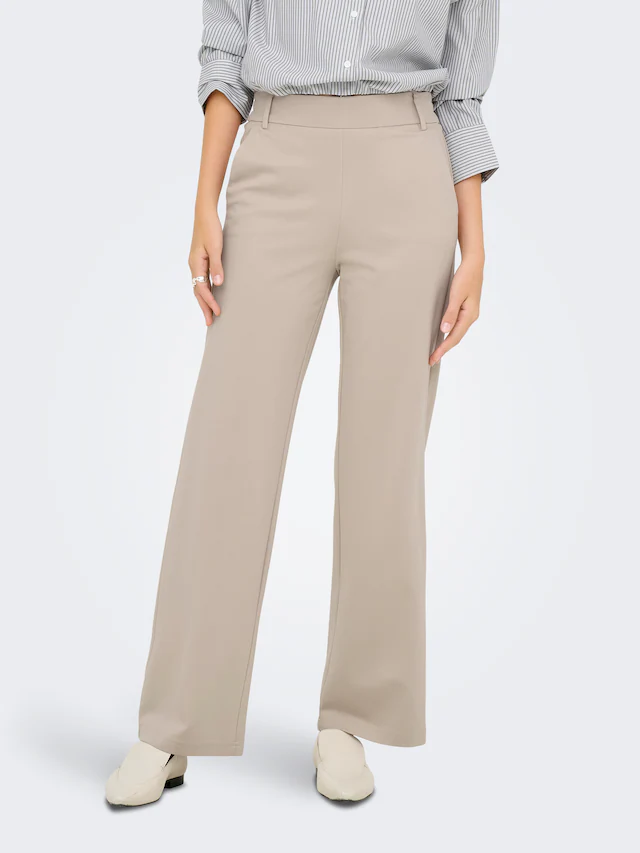 ONLY Anzughose »ONLPOPTRASH LIFE MW STRAIGHT PANT PNT« Viskosemischung