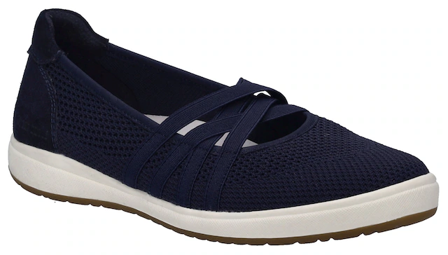 Josef Seibel Riemchenballerina »Caren 67« Slipper, Sneaker, Schlupfschuh mit Leder Einsatz an der Ferse