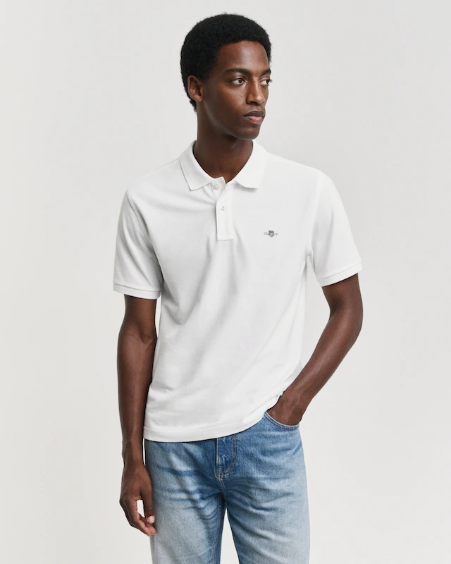 Gant Poloshirt »REG EMB ARCHIVE SHIELD POLO« Mit Schlitzen an der Seite