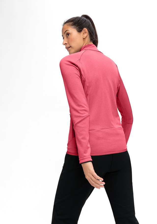 Maier Sports Fleecejacke »Sinaia W« Damen Midlayer, atmungsaktiv schnelltrocknend, Full-Zip, Regular Fit