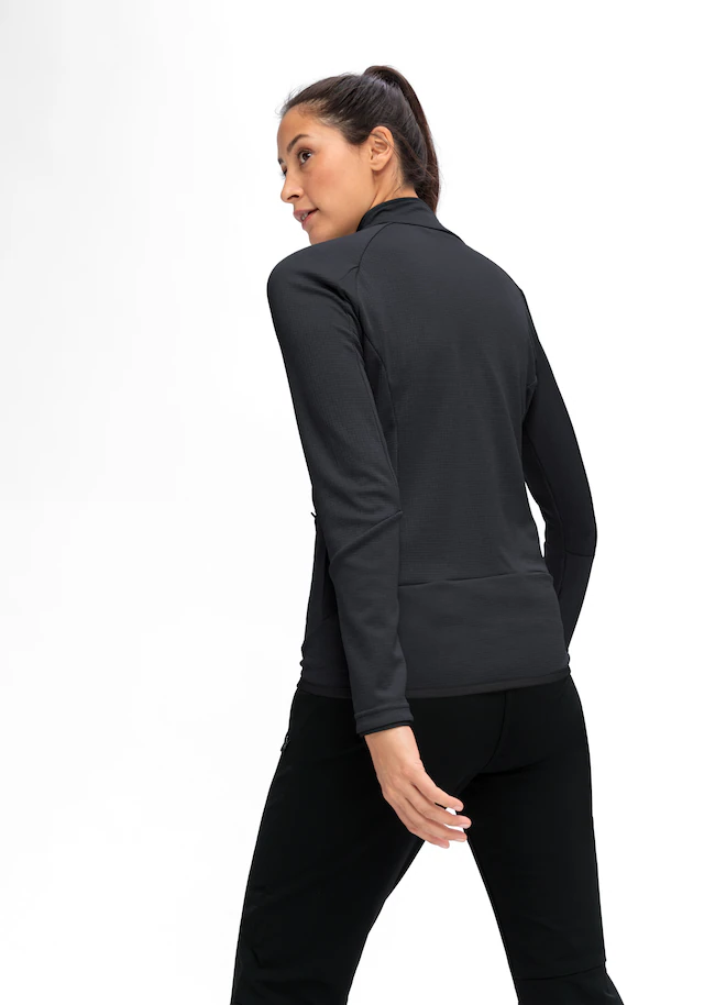 Maier Sports Fleecejacke »Sinaia W« Damen Midlayer, atmungsaktiv schnelltrocknend, Full-Zip, Regular Fit