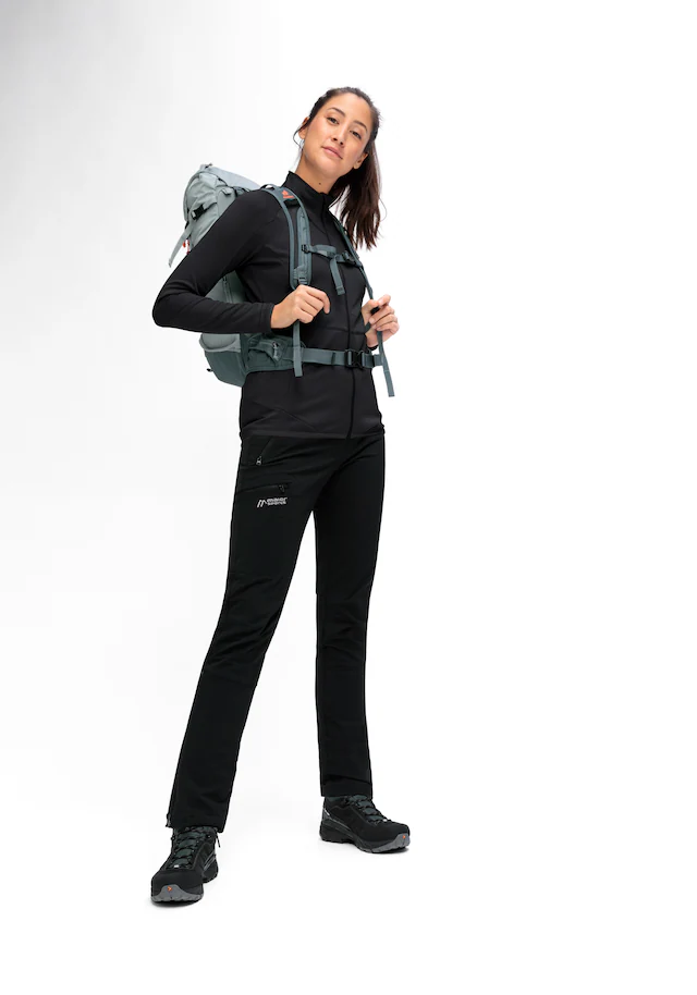 Maier Sports Fleecejacke »Sinaia W« Damen Midlayer, atmungsaktiv schnelltrocknend, Full-Zip, Regular Fit