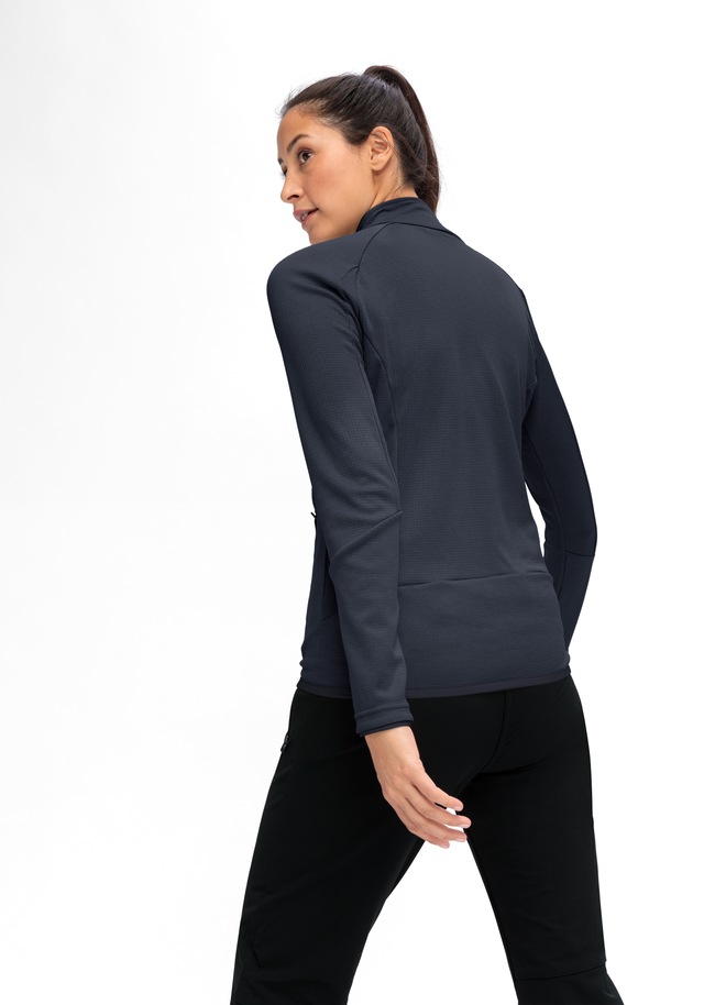 Maier Sports Fleecejacke »Sinaia W« Damen Midlayer, atmungsaktiv schnelltrocknend, Full-Zip, Regular Fit