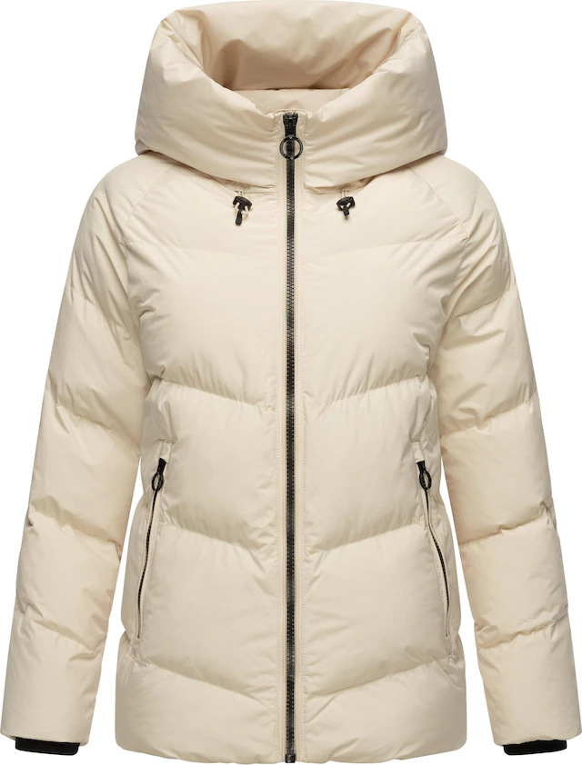 Ragwear Steppjacke »Cessi« mit Kapuze Wasserdichte Damen Winterjacke mit großer Kapuze