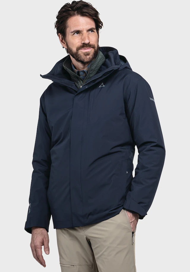 Schöffel Doppeljacke »3in1 Jacket Style Tamina MNS« mit Kapuze