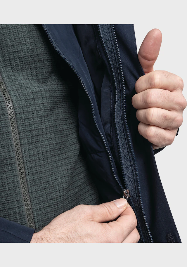 Schöffel Doppeljacke »3in1 Jacket Style Tamina MNS« mit Kapuze