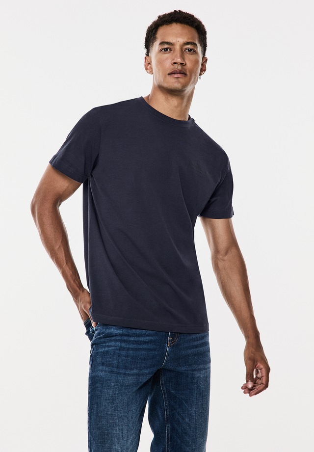STREET ONE MEN T-Shirt aus reiner Baumwolle