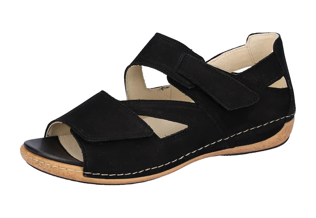 Waldläufer Sandale »HELIETT« , Keilsandalette, Sommerschuh, Komfortschuh, Klettverschlüsse, H-Weite