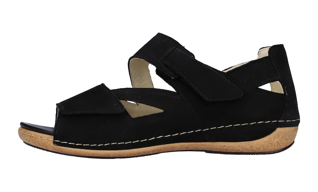 Waldläufer Sandale »HELIETT« , Keilsandalette, Sommerschuh, Komfortschuh, Klettverschlüsse, H-Weite