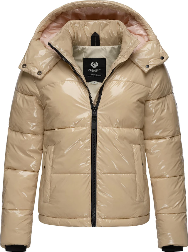 Ragwear Steppjacke »Roobie« mit Kapuze super stylische, gänzende Damen Winterjacke