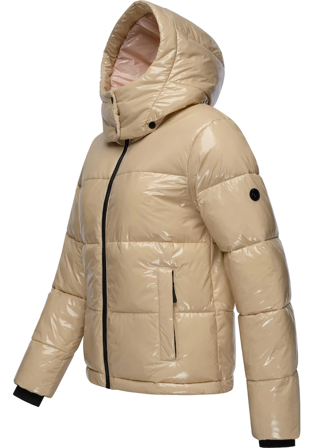 Ragwear Steppjacke »Roobie« mit Kapuze super stylische, gänzende Damen Winterjacke
