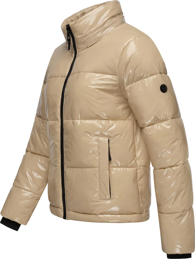 Ragwear Steppjacke »Roobie« mit Kapuze super stylische, gänzende Damen Winterjacke
