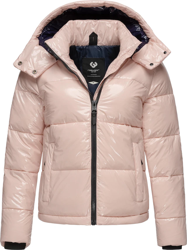 Ragwear Steppjacke »Roobie« mit Kapuze super stylische, gänzende Damen Winterjacke