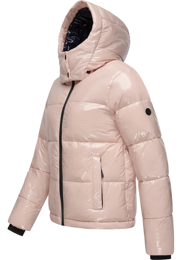 Ragwear Steppjacke »Roobie« mit Kapuze super stylische, gänzende Damen Winterjacke