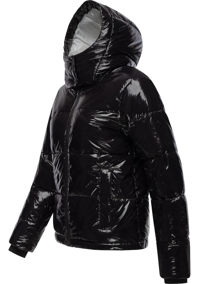 Ragwear Steppjacke »Roobie« mit Kapuze super stylische, gänzende Damen Winterjacke