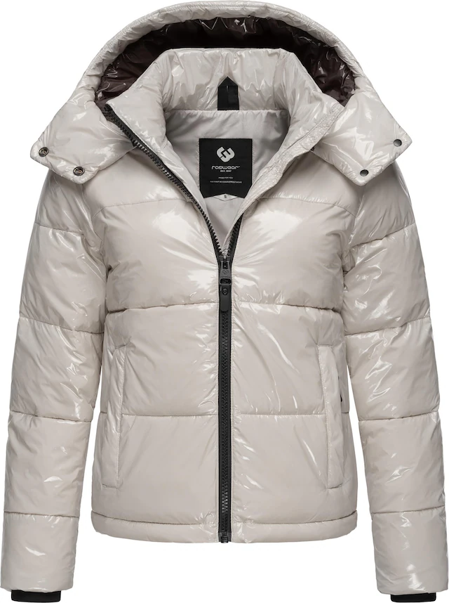 Ragwear Steppjacke »Roobie« mit Kapuze super stylische, gänzende Damen Winterjacke