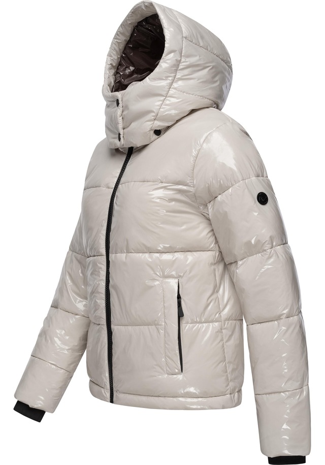 Ragwear Steppjacke »Roobie« mit Kapuze super stylische, gänzende Damen Winterjacke