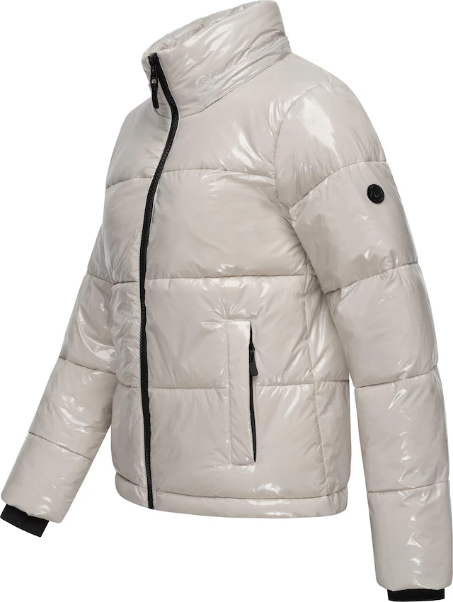 Ragwear Steppjacke »Roobie« mit Kapuze super stylische, gänzende Damen Winterjacke
