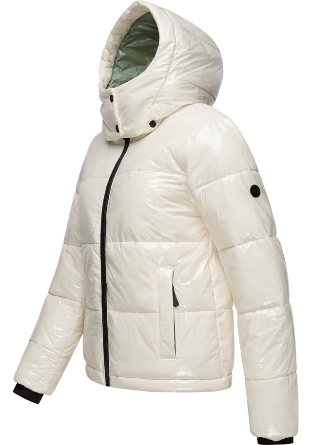 Ragwear Steppjacke »Roobie« mit Kapuze super stylische, gänzende Damen Winterjacke