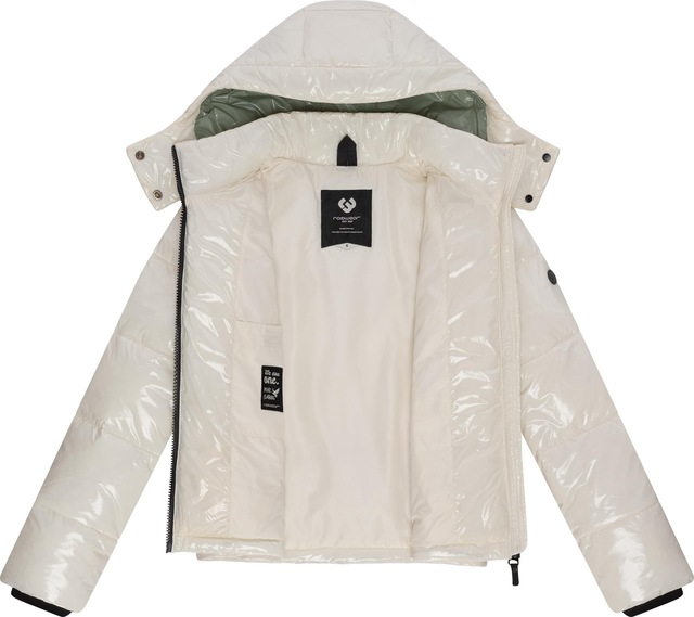 Ragwear Steppjacke »Roobie« mit Kapuze super stylische, gänzende Damen Winterjacke