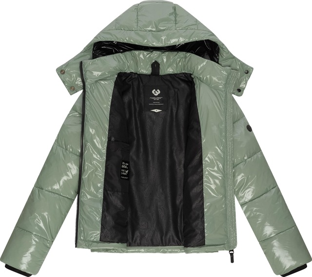 Ragwear Steppjacke »Roobie« mit Kapuze super stylische, gänzende Damen Winterjacke