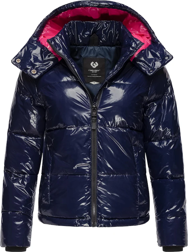 Ragwear Steppjacke »Roobie« mit Kapuze super stylische, gänzende Damen Winterjacke